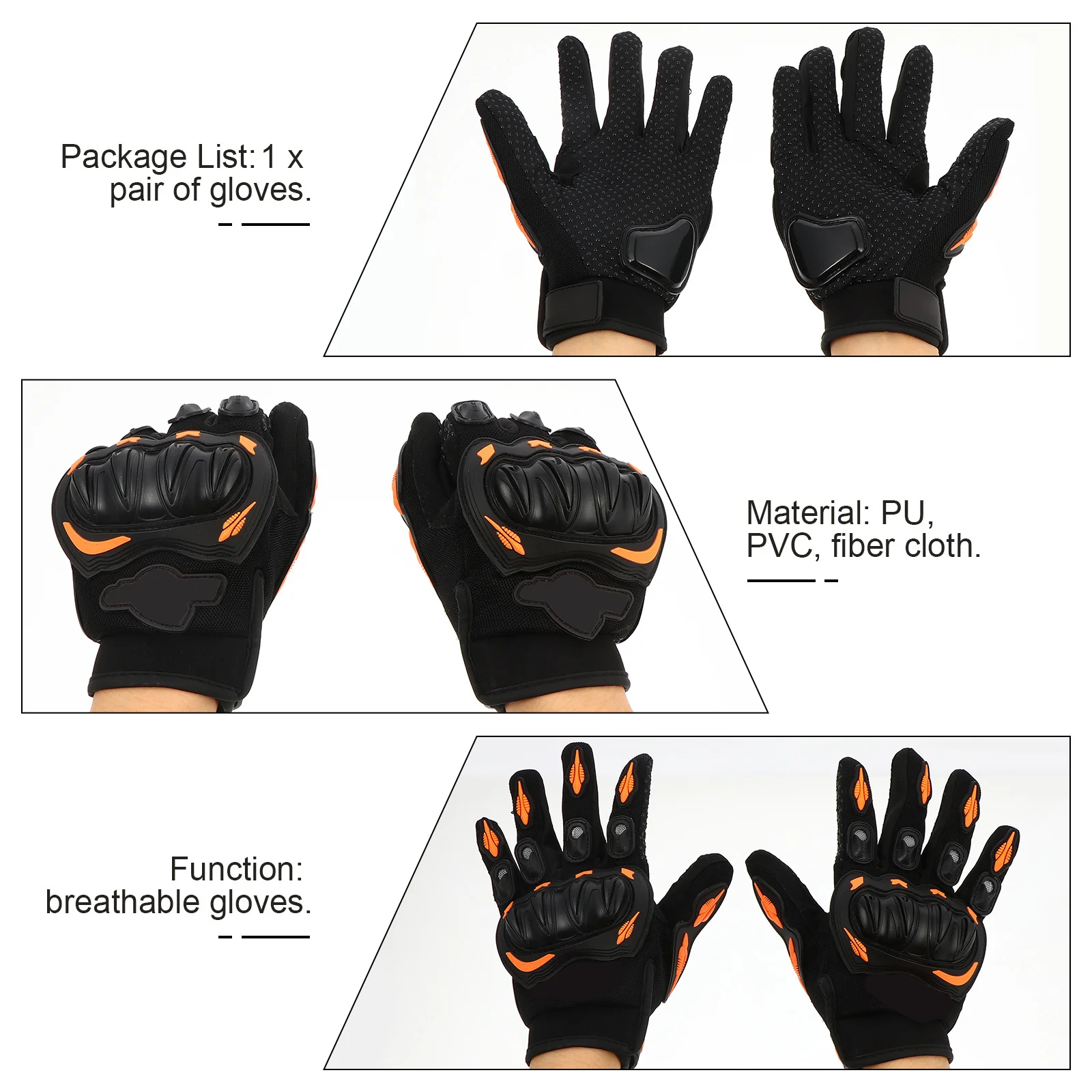 1Pair Outdoor Cycling Gloves Motorcycle Riding Full Fingers Breathable Wear Resistant Sports Gloves Windproof Comfortable
1Pair Outdoor Cycling Gloves Motorcycle Riding Full Fingers Breathable Wear Resistant Sports Gloves Windproof Comfortable