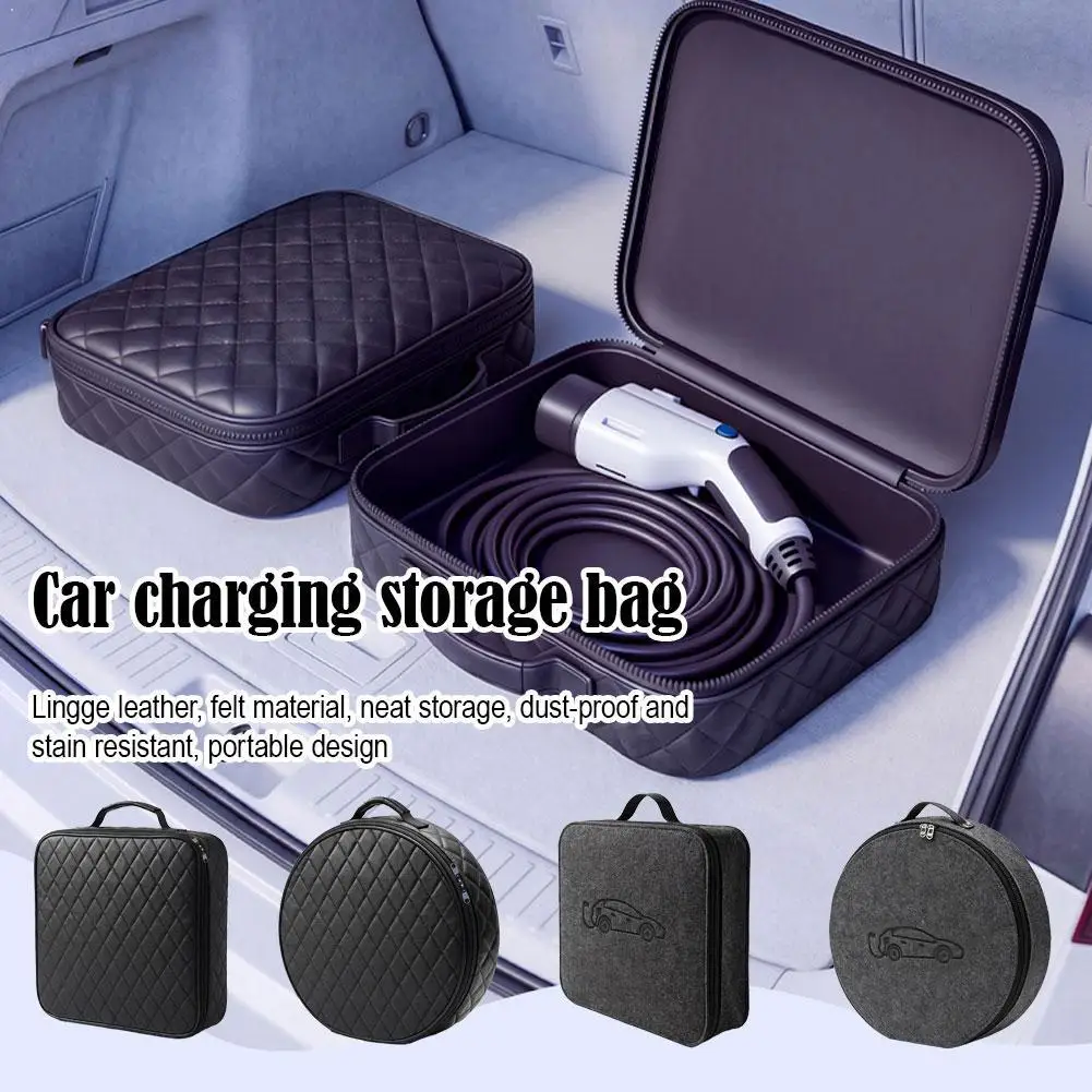 Car Charging Storage Bag Trunk Organizer Leather Waterproof Shockproof Charger Portable Carry Case Car Accessories
Car Charging Storage Bag Trunk Organizer Leather Waterproof Shockproof Charger Portable Carry Case Car Accessories