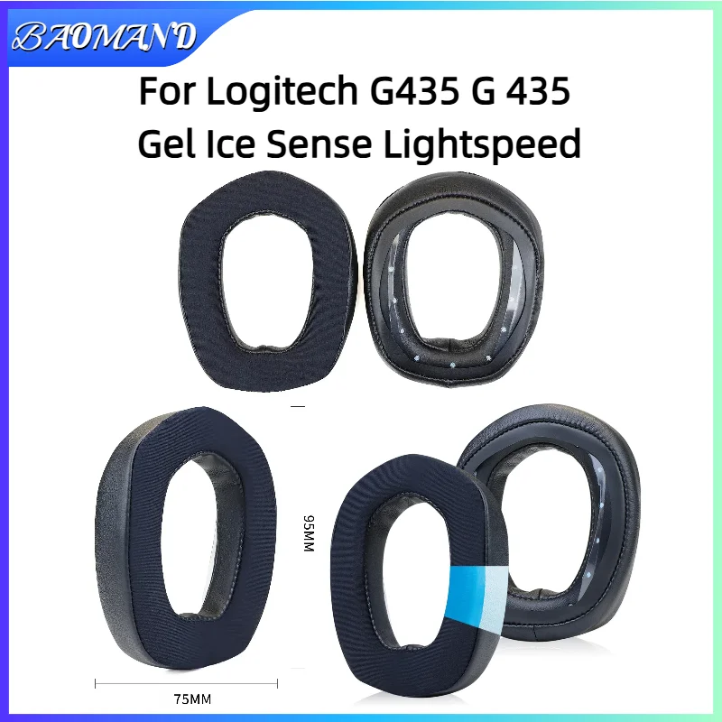 Replacement Earpads For Logitech G435 G 435 Gel Ice Sense Lightspeed Headphones Softer Protein Leather High Quality Earpads
Replacement Earpads For Logitech G435 G 435 Gel Ice Sense Lightspeed Headphones Softer Protein Leather High Quality Earpads