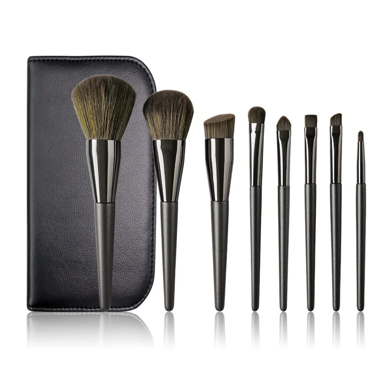 High Quality 8 Pcs Gun Color Soft Fluffy Makeup Brushes Set For Cosmetics Foundation Blush Powder Eyeshadow Makeup Brush Tool
High Quality 8 Pcs Gun Color Soft Fluffy Makeup Brushes Set For Cosmetics Foundation Blush Powder Eyeshadow Makeup Brush Tool