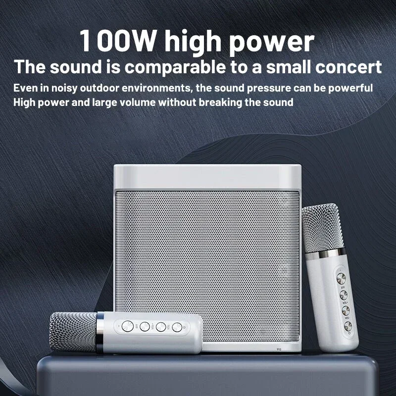 YS-203 100W high power wireless portable microphone bluetooth sound outdoor family party karaoke subwoofer boom box Caixa De Som
YS-203 100W high power wireless portable microphone bluetooth sound outdoor family party karaoke subwoofer boom box Caixa De Som