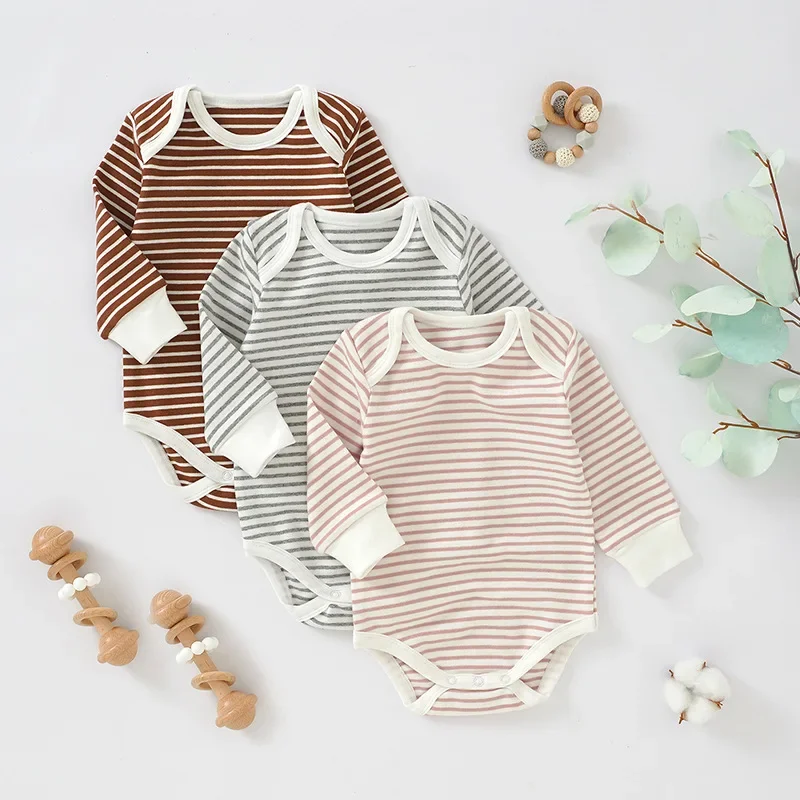 Somenie Baby Onesie for Four Seasons Boys Girls Fashion Striped Long Sleeve Bodysuits Newborn Comfortable Warm Bodysuits
Somenie Baby Onesie for Four Seasons Boys Girls Fashion Striped Long Sleeve Bodysuits Newborn Comfortable Warm Bodysuits