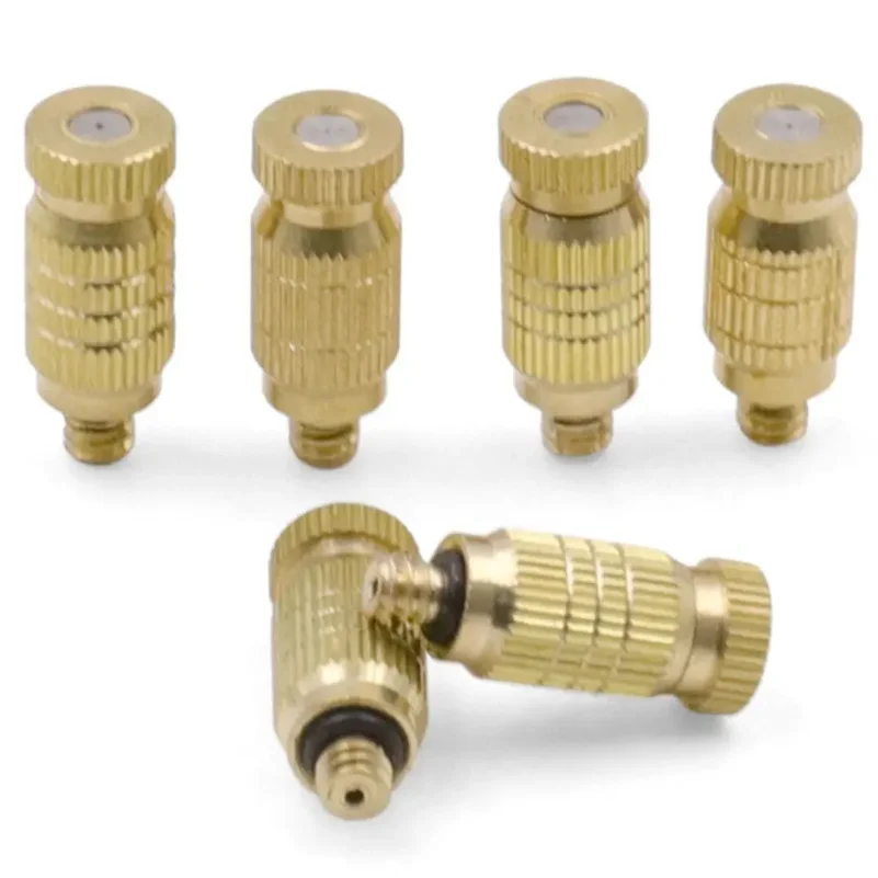 High Pressure Atomizer Nozzle Anti-Drip Greenhouse Irrigation Brass Misting Nozzles Air Humidification Landscaping Fog Sprayer
High Pressure Atomizer Nozzle Anti-Drip Greenhouse Irrigation Brass Misting Nozzles Air Humidification Landscaping Fog Sprayer