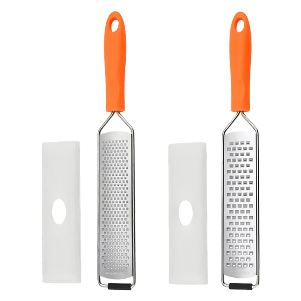 2pcs Stainless Steel Grater Cheese Slicing Tool Vegetable Kitchen Supply 304 Material NonSlip Handle Easy Safe Use
2pcs Stainless Steel Grater Cheese Slicing Tool Vegetable Kitchen Supply 304 Material NonSlip Handle Easy Safe Use