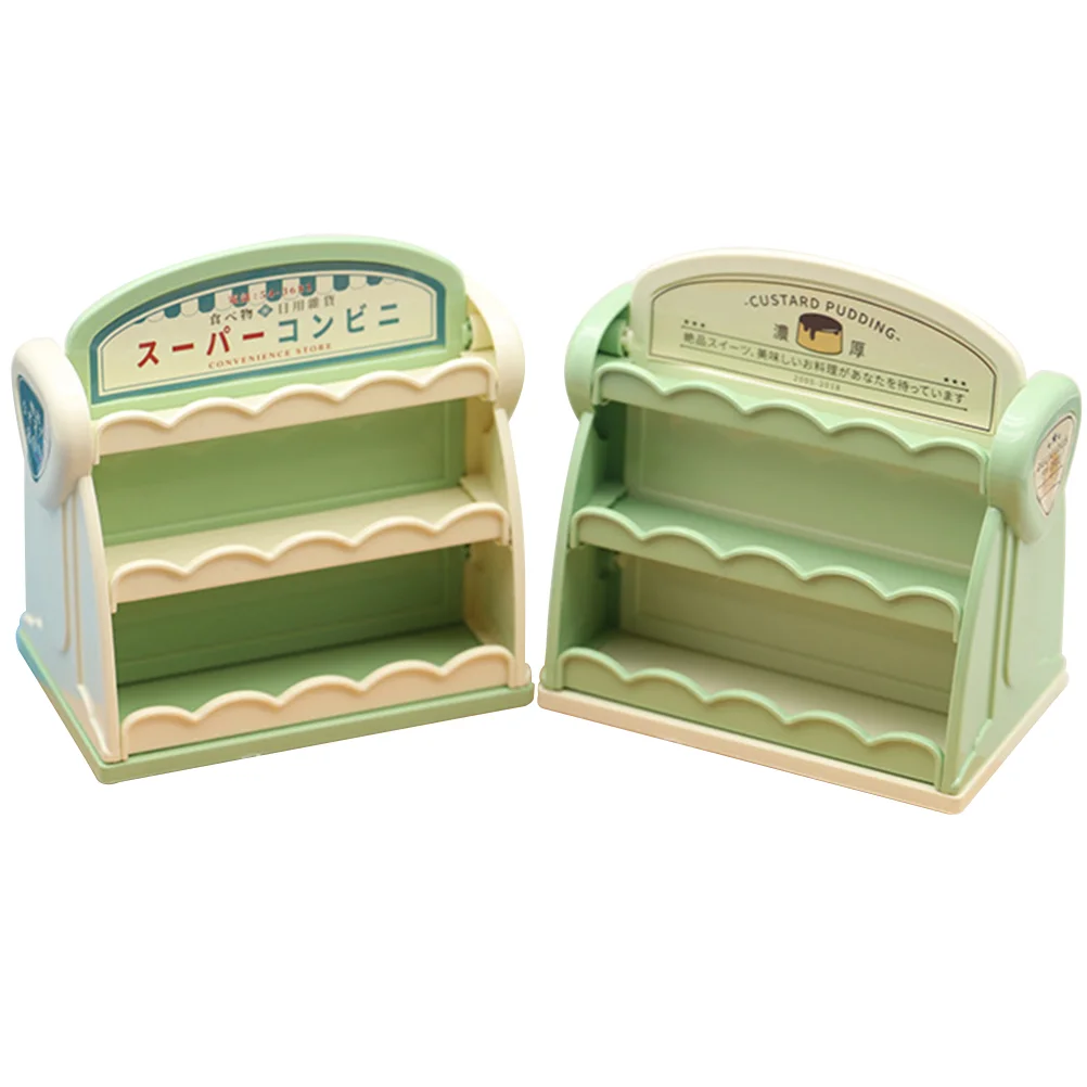2pcs Mini House Supermarket Shelf Model ABS Material Miniature Storage Rack House Decor Miniature Furniture Models
2pcs Mini House Supermarket Shelf Model ABS Material Miniature Storage Rack House Decor Miniature Furniture Models