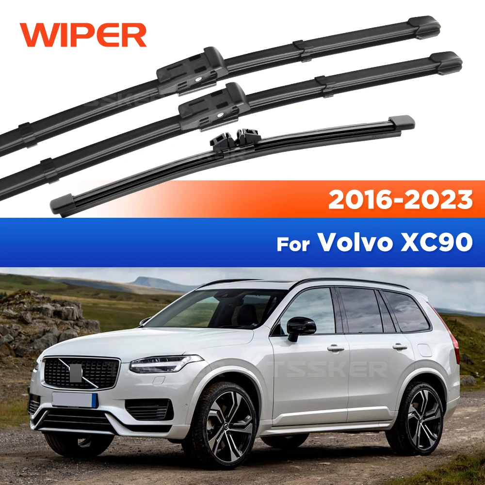 Front & Rear Wiper For Volvo XC90 MK2 2016-2023 2017 2018 2019 2020 Wiper Blades Windshield Windscreen Window Brushes 24"+20"+14
Front & Rear Wiper For Volvo XC90 MK2 2016-2023 2017 2018 2019 2020 Wiper Blades Windshield Windscreen Window Brushes 24"+20"+14