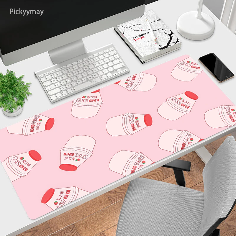Strawberry Milk Cute Rubber Mouse Pad XXL Rubber Mousepad Table Carpet Kawaii Gaming Mouse Mat For Computer Desk Locking Edge
Strawberry Milk Cute Rubber Mouse Pad XXL Rubber Mousepad Table Carpet Kawaii Gaming Mouse Mat For Computer Desk Locking Edge