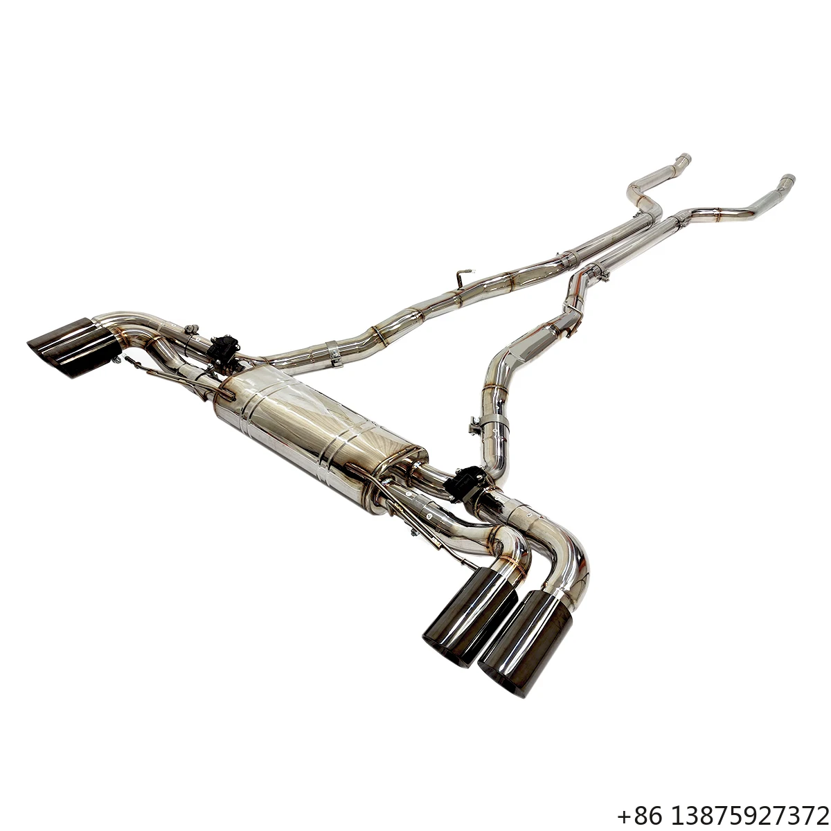 Ecnal for X7 G07 M50i 4.4T T304 Stainless Steel Valved Exhaust System Muffler
Ecnal for X7 G07 M50i 4.4T T304 Stainless Steel Valved Exhaust System Muffler