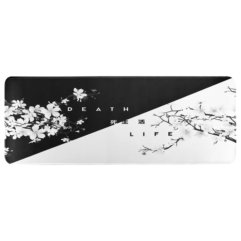 Black And White Cherry Blossom Gaming Mouse Pad,Large Mouse Mat Desk Pad, Stitched Edges Mousepad, 31.5 X 11.8 Inch
Black And White Cherry Blossom Gaming Mouse Pad,Large Mouse Mat Desk Pad, Stitched Edges Mousepad, 31.5 X 11.8 Inch