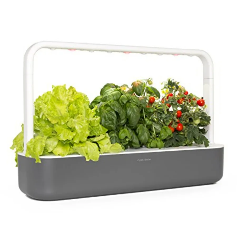 Click Grow Indoor Herb Garden Kit with Grow Light Easier Than Hydroponics Growing System Smart Garden for Home Kitchen Windowsi
Click Grow Indoor Herb Garden Kit with Grow Light Easier Than Hydroponics Growing System Smart Garden for Home Kitchen Windowsi