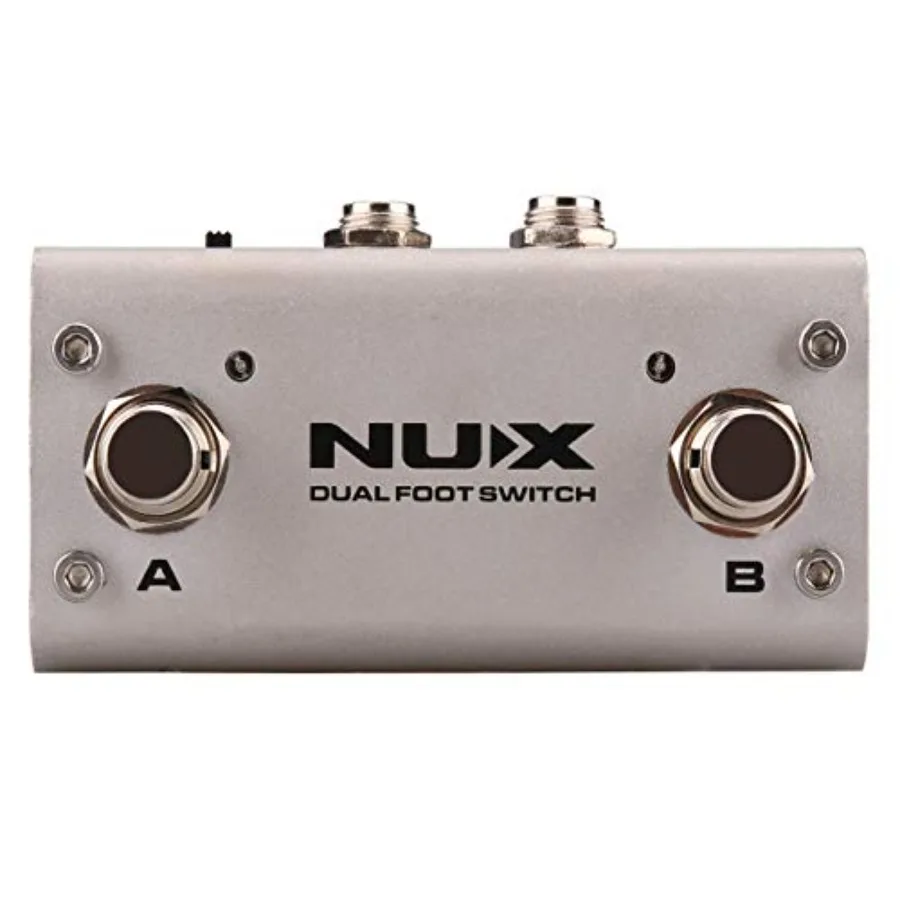 NMP-2 Dual Footswitch for guitar effects switching, aluminum alloy body, black color, supports latch/momentary mode and A/B cha
NMP-2 Dual Footswitch for guitar effects switching, aluminum alloy body, black color, supports latch/momentary mode and A/B cha