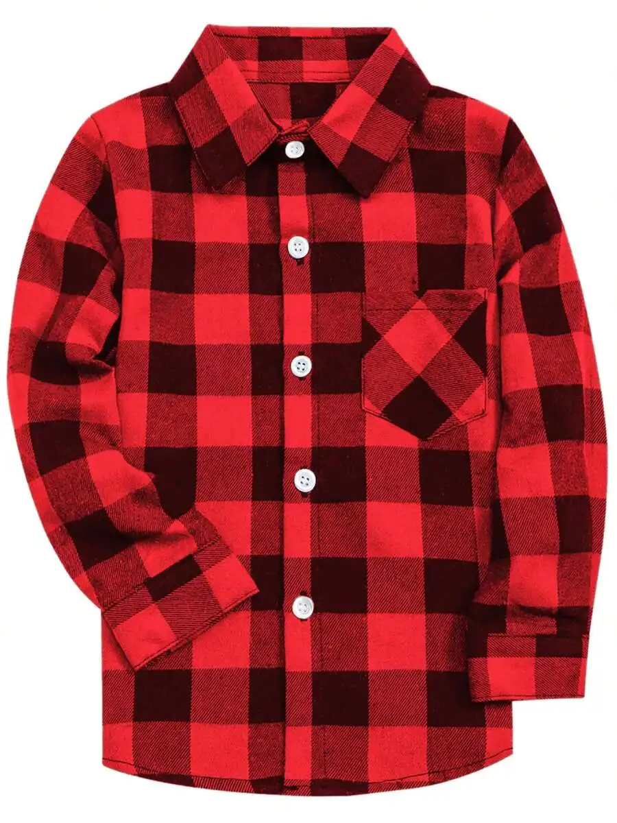 Mens Casual Plaid Button-Up Shirt Soft Polyester Long Sleeve Regular Fit Red Black
Mens Casual Plaid Button-Up Shirt Soft Polyester Long Sleeve Regular Fit Red Black