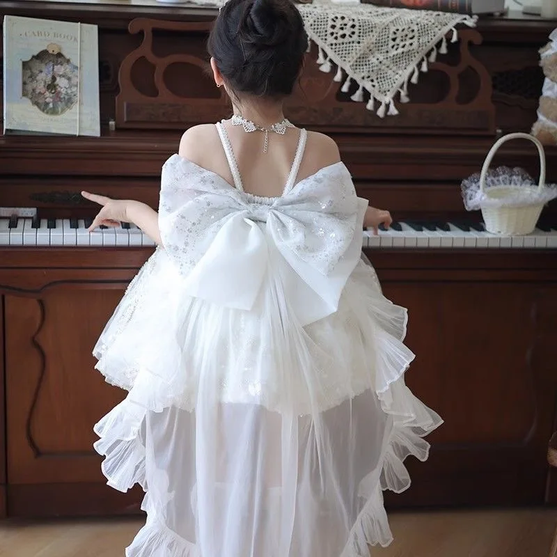 Girls' Eight-Tone Box Princess Dress White Wedding Dress Girl's Birthday Dress Zhao Lusi Same Style Children's High-End Dress
Girls' Eight-Tone Box Princess Dress White Wedding Dress Girl's Birthday Dress Zhao Lusi Same Style Children's High-End Dress