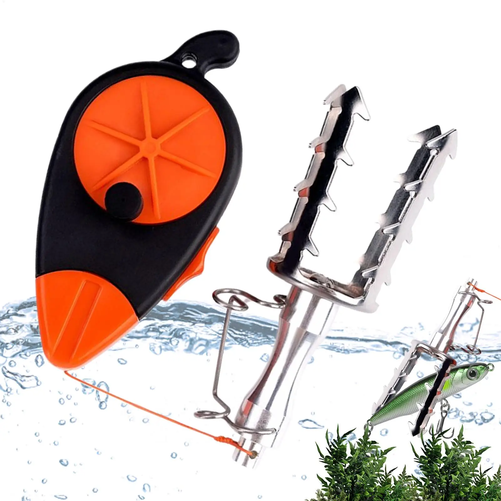 Fishing Lure Saver Fake Bait Salvage Device Stainless Steel Bait Gripper Retrieval For Water Boat Bass Ice Outdoor Men Camping
Fishing Lure Saver Fake Bait Salvage Device Stainless Steel Bait Gripper Retrieval For Water Boat Bass Ice Outdoor Men Camping