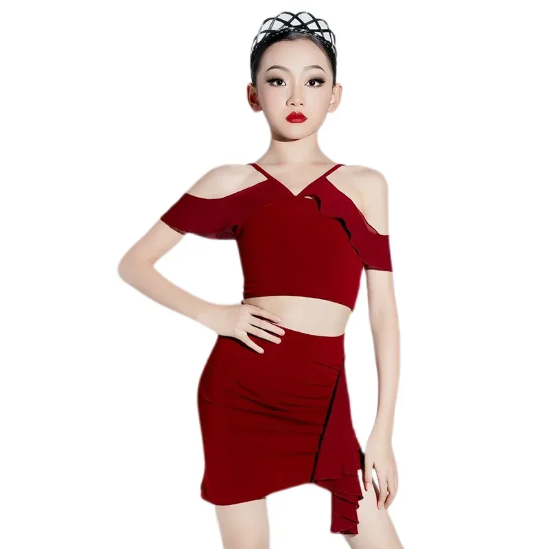 Girl Samba Rumba Tango Latin Dancing Clothe Child Salsa Cha Cha tassel Dress Performance Girl Ballroom Dance Performance Costume
Girl Samba Rumba Tango Latin Dancing Clothe Child Salsa Cha Cha tassel Dress Performance Girl Ballroom Dance Performance Costume