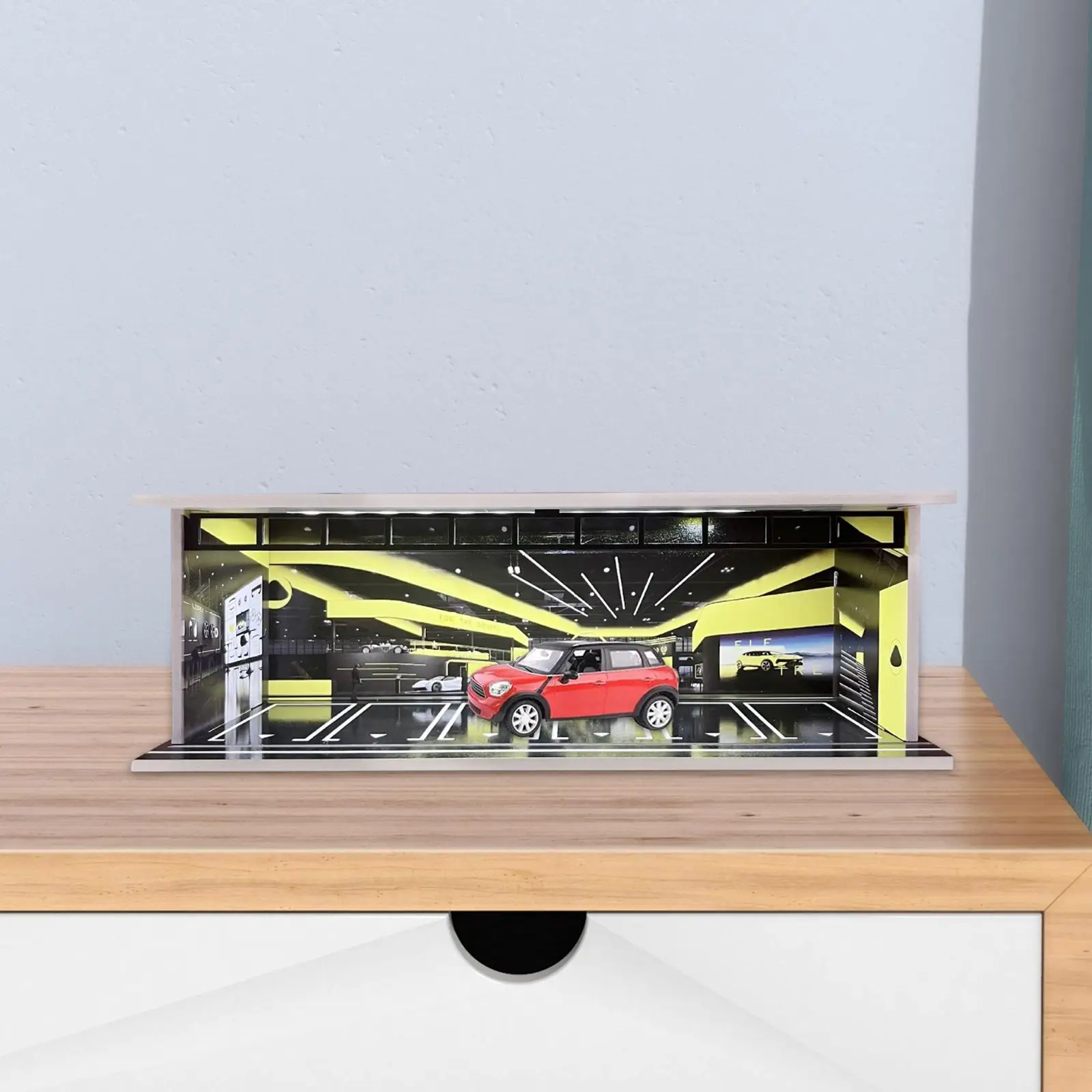 Miniature Cars 1/64 Parking Lot Scene Display Acrylic Case Stand for Vintage Car Model Toy Sports Car
Miniature Cars 1/64 Parking Lot Scene Display Acrylic Case Stand for Vintage Car Model Toy Sports Car