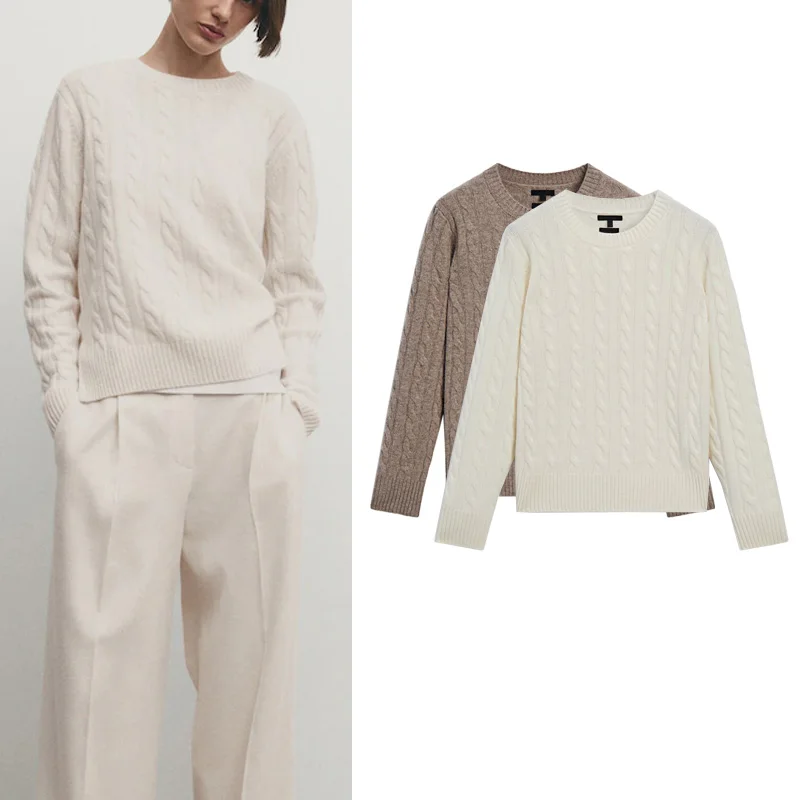 Модный круглый вязаный свитер Ne, простой дизайн, полиэфирное волокно, длинный све, стандартная длина, MD, женская новинка 2024 г.
Модный круглый вязаный свитер Ne, простой дизайн, полиэфирное волокно, длинный све, стандартная длина, MD, женская новинка 2024 г.