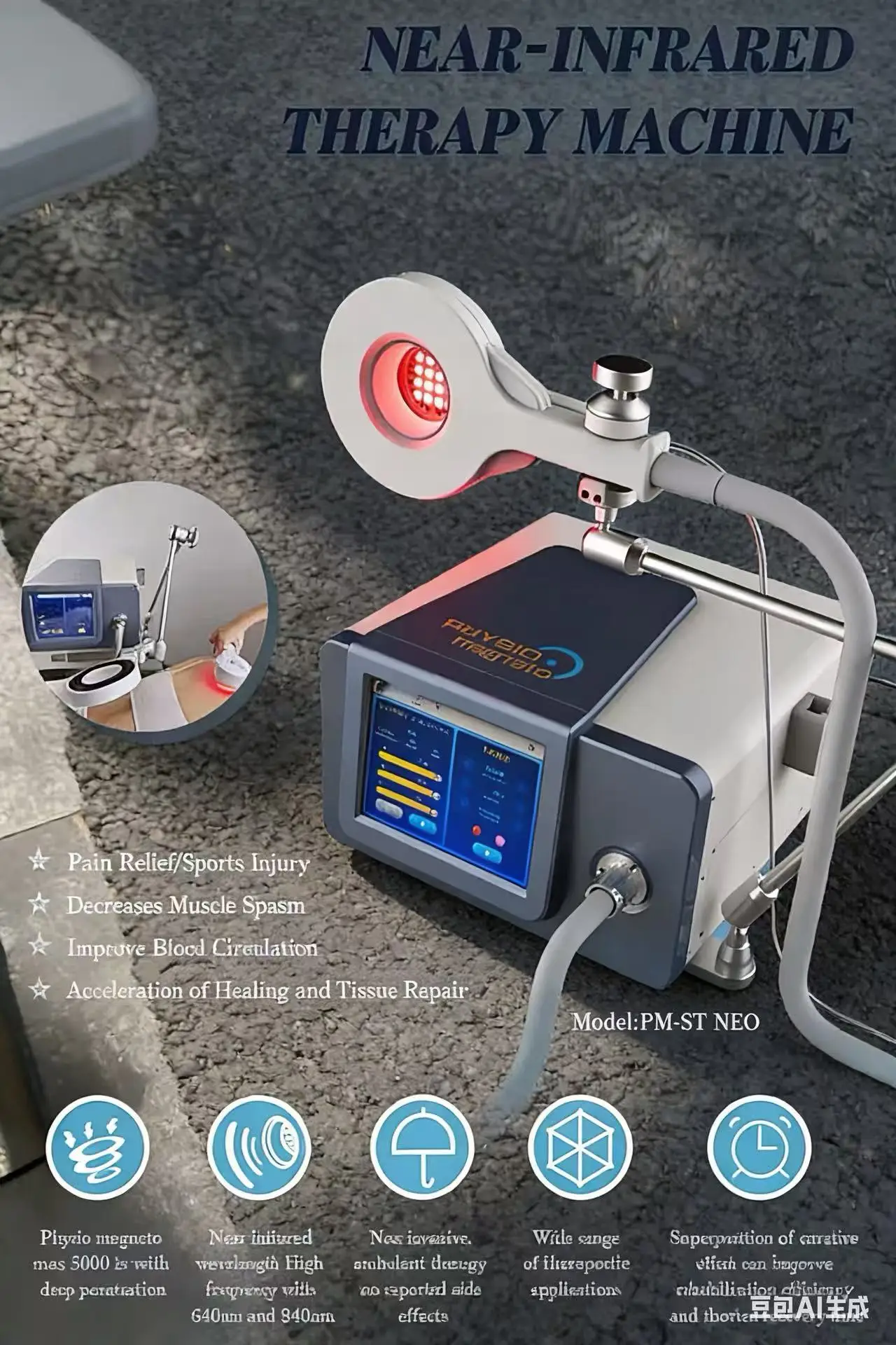 Portable Emtt Physio Magneto Therapy Magnetoterapia Pain Relief PEMF Sports Injury Therapy Magnetotherapy Physiotherapy Machine
Portable Emtt Physio Magneto Therapy Magnetoterapia Pain Relief PEMF Sports Injury Therapy Magnetotherapy Physiotherapy Machine