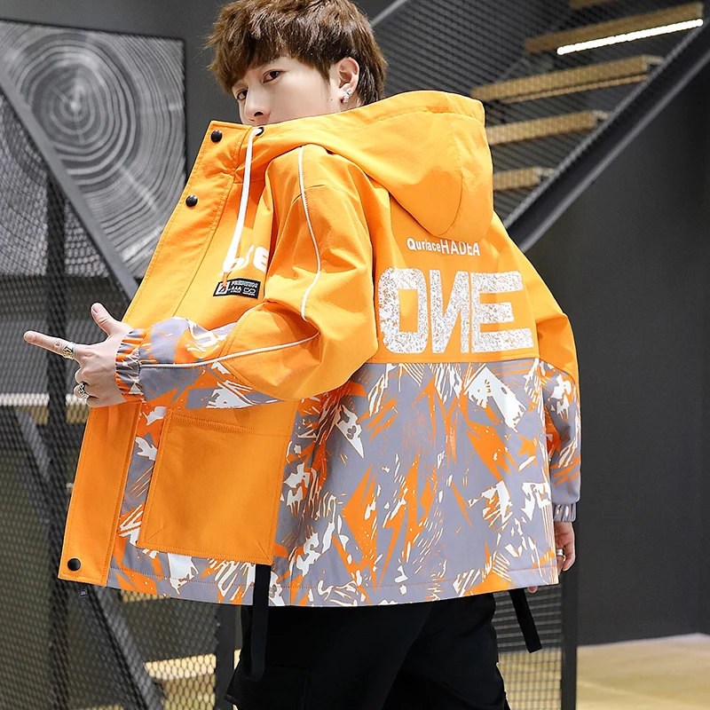 Fashion Spring Mens Hooded Jackets Youth Coats Streetwear Autumn Jacket Outdoor Patchwork Windbreaker Tops Plus Size M-4XL Cloth
Fashion Spring Mens Hooded Jackets Youth Coats Streetwear Autumn Jacket Outdoor Patchwork Windbreaker Tops Plus Size M-4XL Cloth