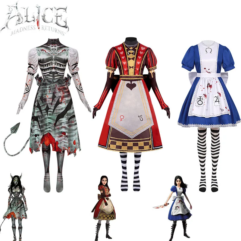 Новый измер Алиса возвращается с сумасшедшим возвратом! Красный Алиса Косплей Костюм для женщин в одном стиле, как оригинал
Новый измер Алиса возвращается с сумасшедшим возвратом! Красный Алиса Косплей Костюм для женщин в одном стиле, как оригинал