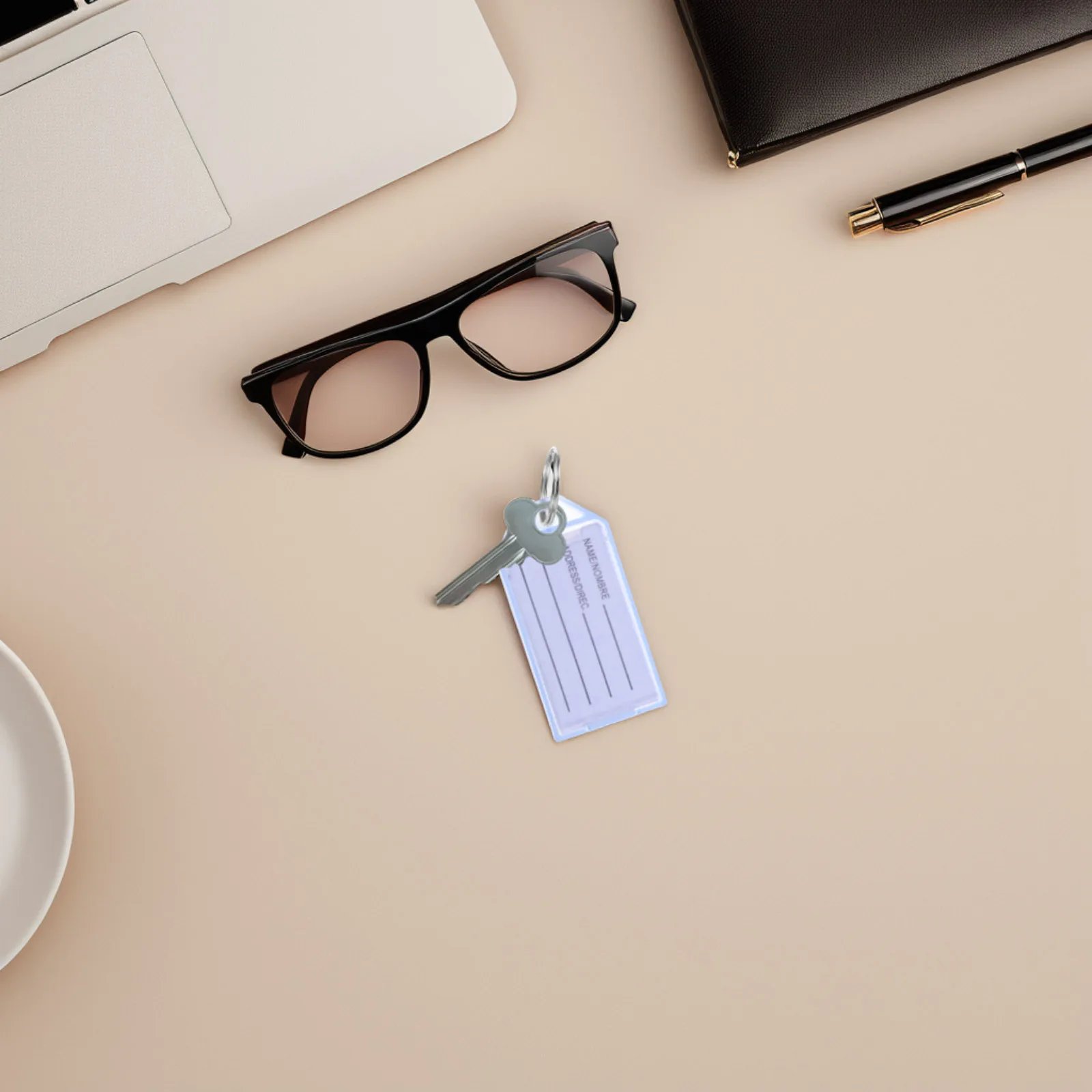 30Pcs Transparent Key Tags with Split Ring Plastic Keychain Labels for Name Pets Luggage Backpacks Id Identification Organizers
30Pcs Transparent Key Tags with Split Ring Plastic Keychain Labels for Name Pets Luggage Backpacks Id Identification Organizers