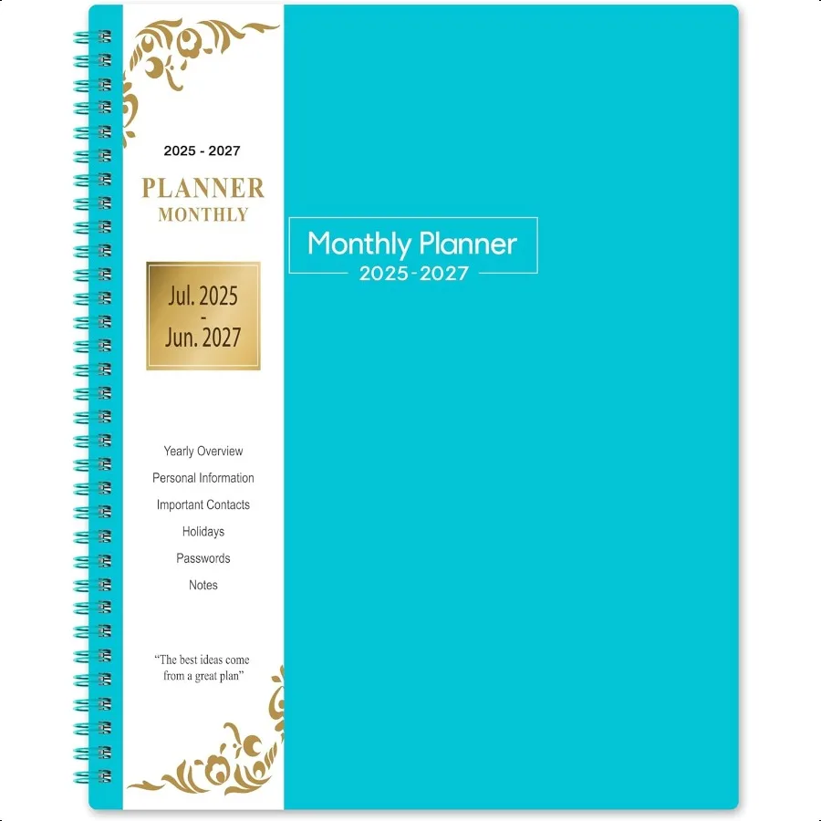 Monthly 20252027 20252027 from July 2025 to June 2027 8.5'' x 11'' 2Year s with Inner Pocket
Monthly 20252027 20252027 from July 2025 to June 2027 8.5'' x 11'' 2Year s with Inner Pocket