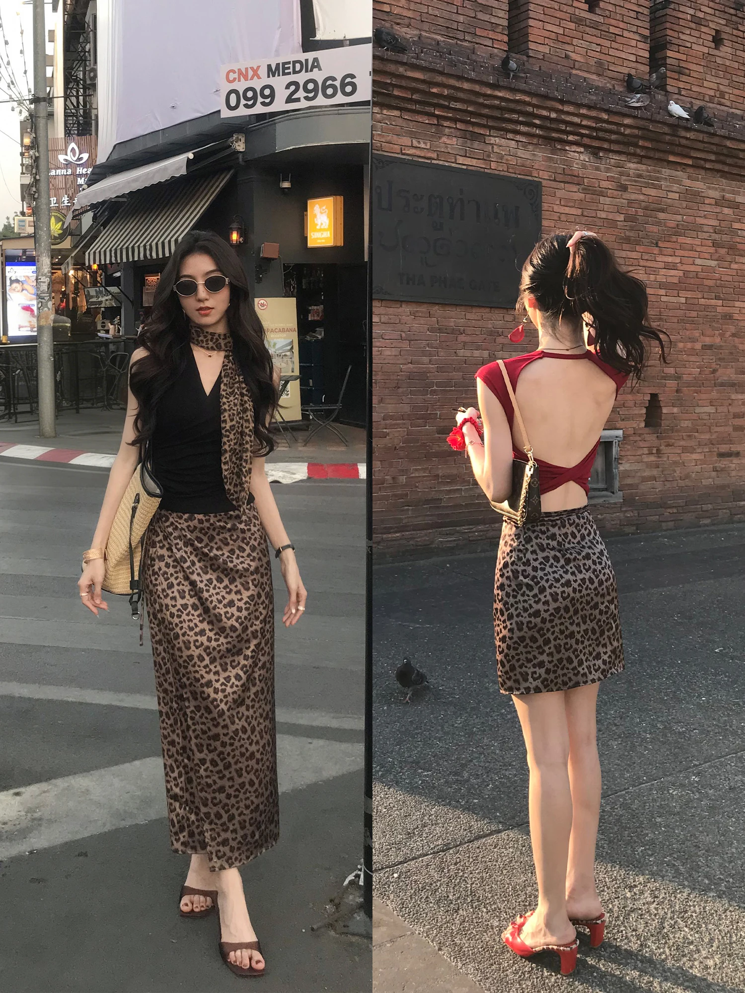 Wild Elegance Retro Leopard Print A-Line Belted Skirt Women Slim Straight Tube Skirt Casual Style Polyester Fiber Skirt
Wild Elegance Retro Leopard Print A-Line Belted Skirt Women Slim Straight Tube Skirt Casual Style Polyester Fiber Skirt