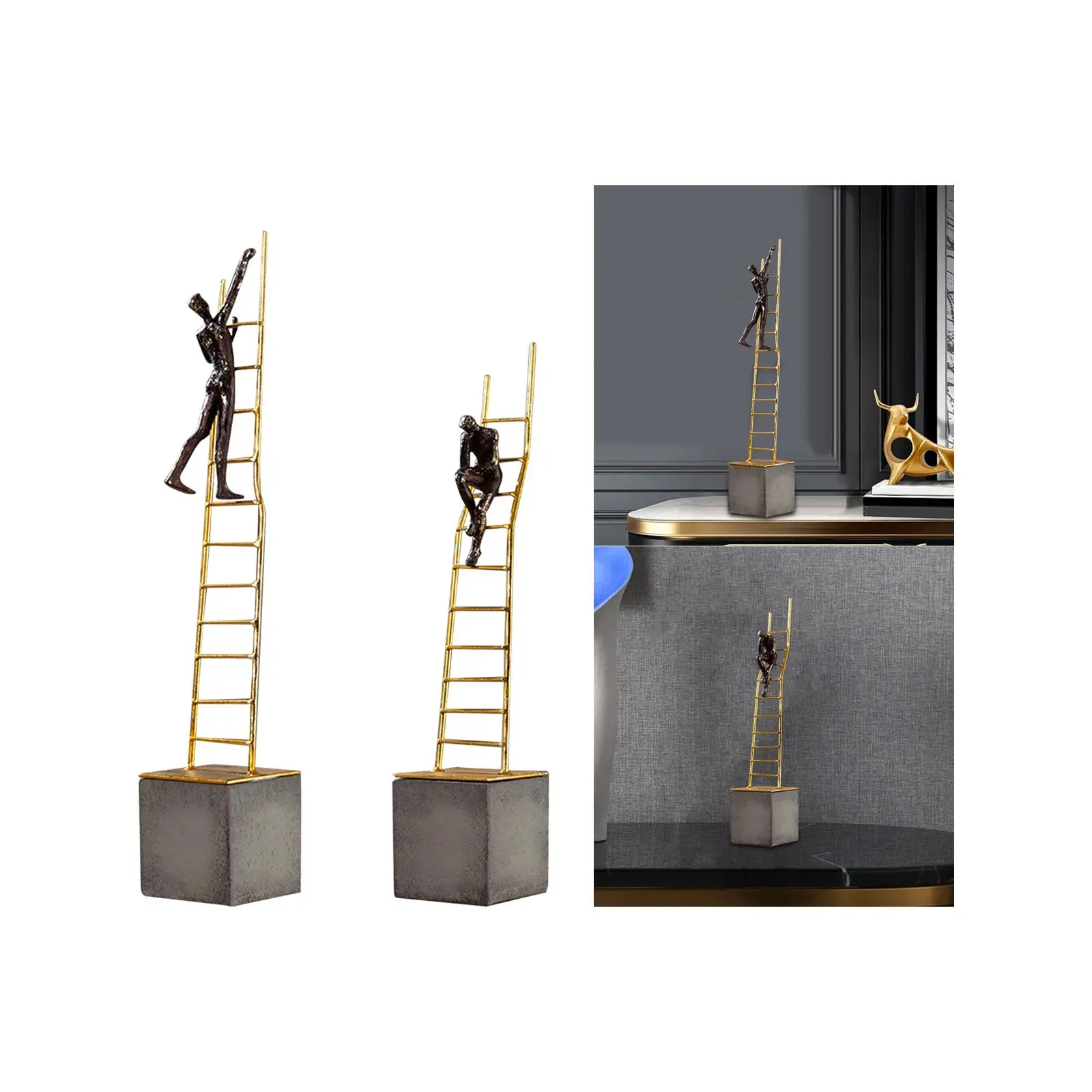Abstract Sculpture Craft Stairs Thinker Home Decor Accents Resin Statue Ornament
Abstract Sculpture Craft Stairs Thinker Home Decor Accents Resin Statue Ornament