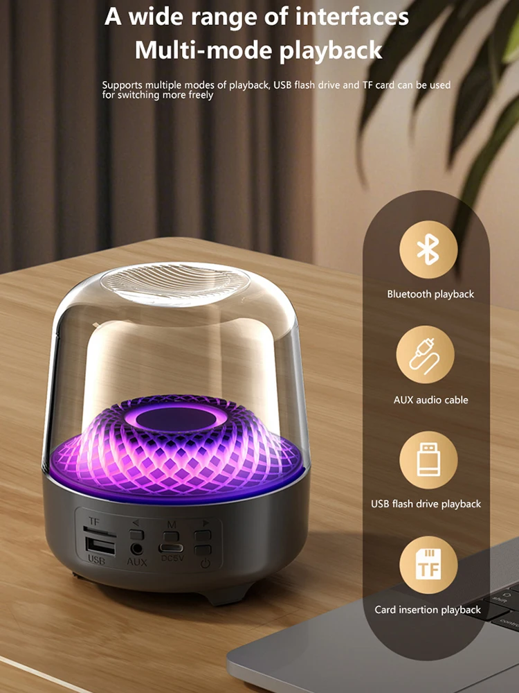 Wireless Bluetooth Speaker 6D Surround Audio Clear Sound Multi Modes Long-lasting Lower Power Waterproof Outdoor Stereo Speaker
Wireless Bluetooth Speaker 6D Surround Audio Clear Sound Multi Modes Long-lasting Lower Power Waterproof Outdoor Stereo Speaker