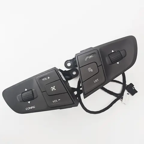 Car steering wheel buttons, Bluetooth audio volume music mode switch for Peugeot 508 408 4008 5008 2008 308 for Citroen C4 C5 C6