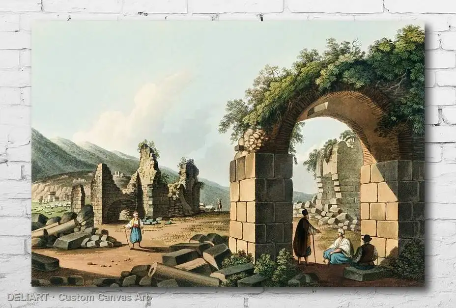 Ottoman Vintage Travel - Ruins of the Baths at Ephesus - Canvas Wall Art Poster Print Vintage Home Decor Unframed
Ottoman Vintage Travel - Ruins of the Baths at Ephesus - Canvas Wall Art Poster Print Vintage Home Decor Unframed