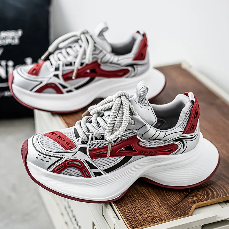 Men Spring Autumn New Thick Sole Height Increasing Dad Sneakers Retro Casual Running Shoes Fashion Comfortable Athletic Shoes
Men Spring Autumn New Thick Sole Height Increasing Dad Sneakers Retro Casual Running Shoes Fashion Comfortable Athletic Shoes