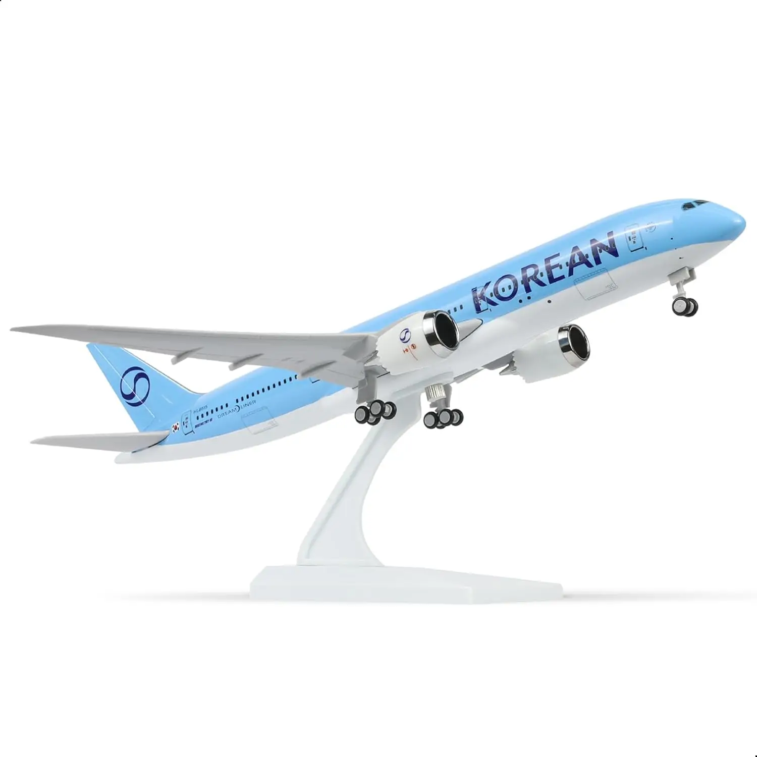 Масштабная модель самолета B787 (1:240) из смолы, совместимая с корейскими моделями, с подставкой, для взрослых, в качестве авиационного подарка или для декора.
Масштабная модель самолета B787 (1:240) из смолы, совместимая с корейскими моделями, с подставкой, для взрослых, в качестве авиационного подарка или для декора.
