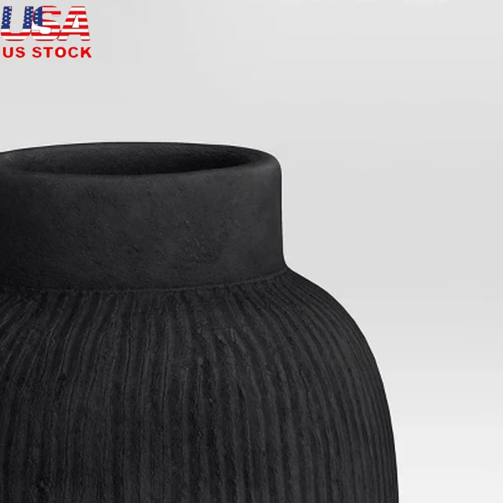 Высокая керамическая ваза, водонепроницаемый настольный декор, черная текстурированная отделка, цветочная композиция, домашний акцент, высота 12,5 дюйма
Высокая керамическая ваза, водонепроницаемый настольный декор, черная текстурированная отделка, цветочная композиция, домашний акцент, высота 12,5 дюйма