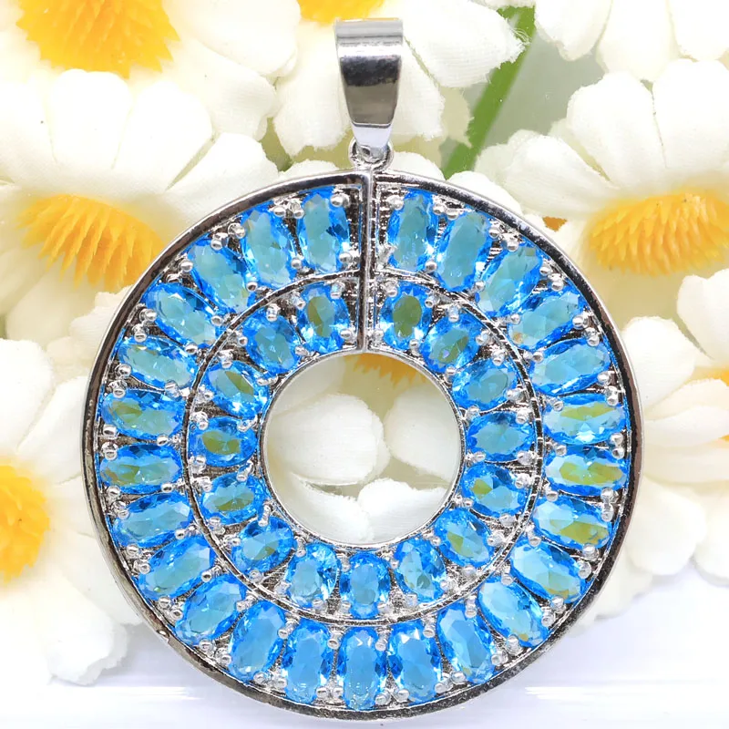 Buy 5 Get 1 Free 45x35mm Highly Recommend Swiss Blue Topaz CZ Women Wedding Silver Pendant
Buy 5 Get 1 Free 45x35mm Highly Recommend Swiss Blue Topaz CZ Women Wedding Silver Pendant