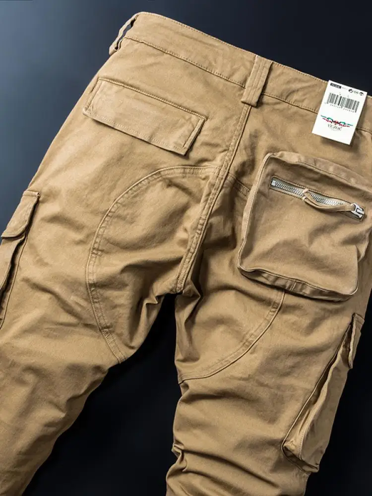 Khaki Workwear Casual Loose Straight Leg Men's Pants Multi-ket Elastic Trousers Spring Autumn New Sle Yezoe Youth Faion
Khaki Workwear Casual Loose Straight Leg Men's Pants Multi-ket Elastic Trousers Spring Autumn New Sle Yezoe Youth Faion