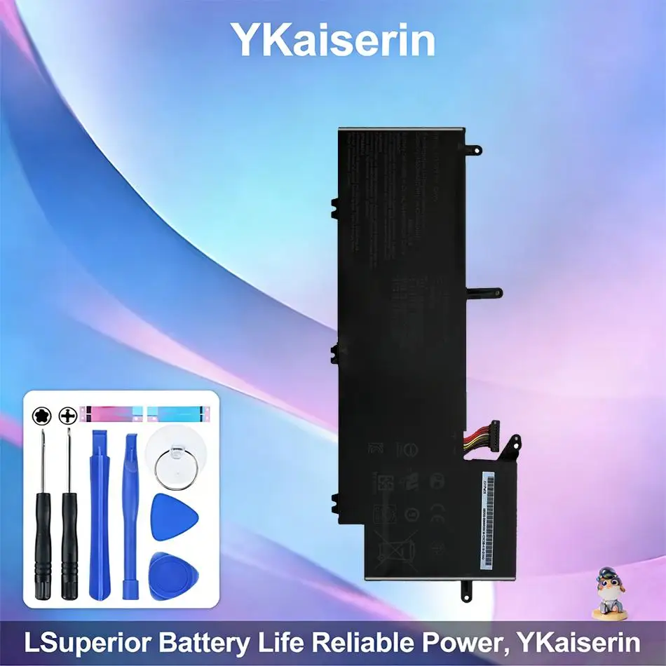 Аккумулятор для ноутбука 4550 мАч C31N1704 для Asus Zenbook Flip 15 Q535U UX561UD, безопасный и надежный
Аккумулятор для ноутбука 4550 мАч C31N1704 для Asus Zenbook Flip 15 Q535U UX561UD, безопасный и надежный