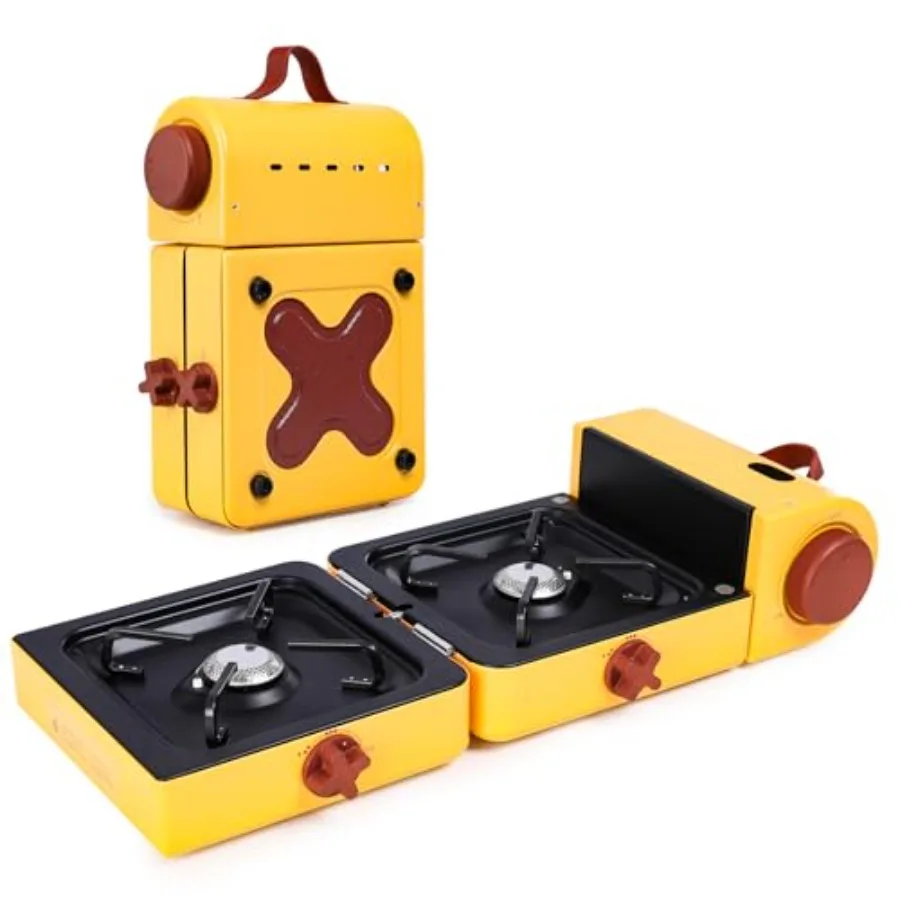 2 Burner Folding Camping Stove Portable Propane Stove with Adjustable Burners Ideal for Outdoor Cooking During Camping
2 Burner Folding Camping Stove Portable Propane Stove with Adjustable Burners Ideal for Outdoor Cooking During Camping