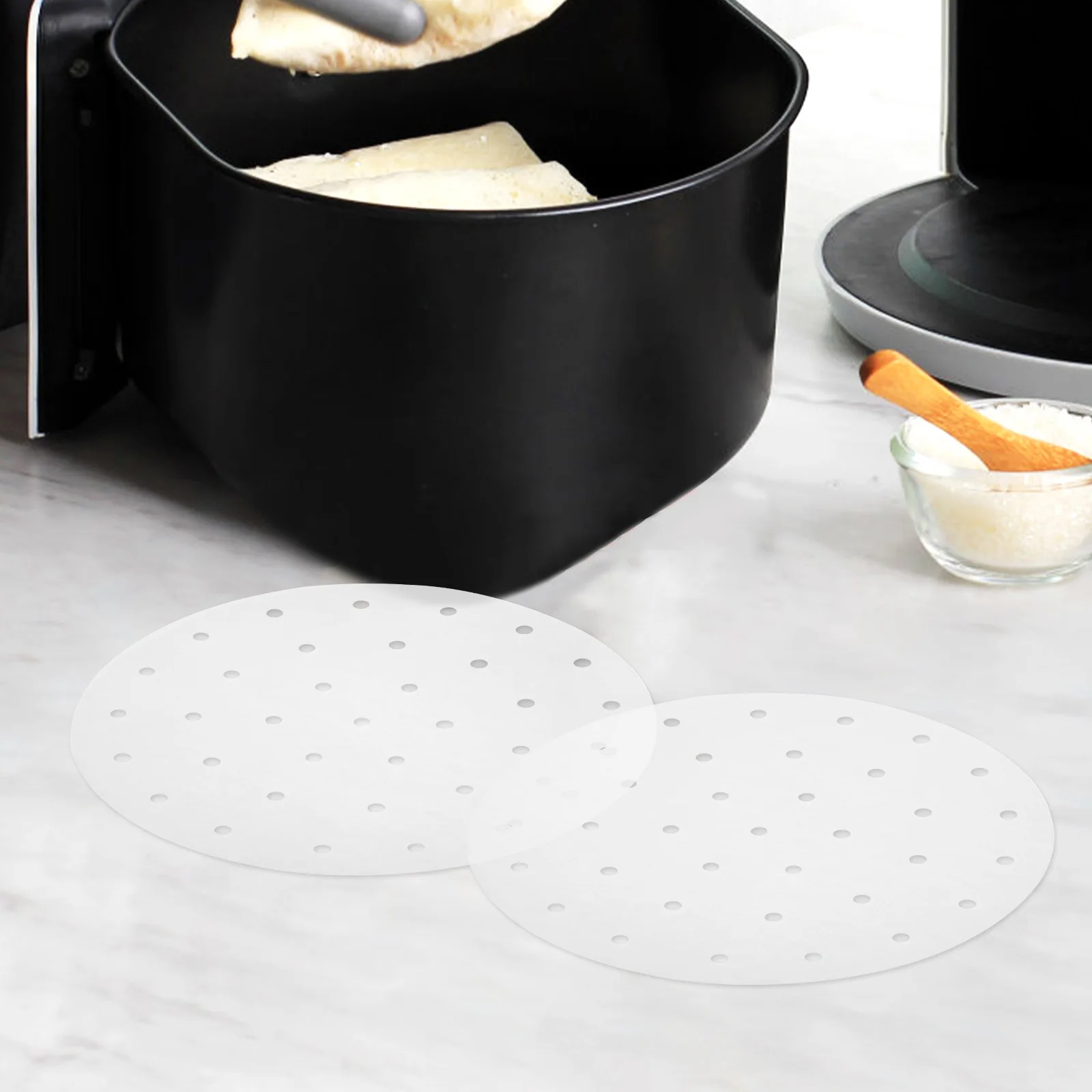100 Pcs Air Fryer Liner Disposable Baking Paper Steamer Sheets Food Grade Nonstick Silicone Mat Bamboo Dumpling Liners
100 Pcs Air Fryer Liner Disposable Baking Paper Steamer Sheets Food Grade Nonstick Silicone Mat Bamboo Dumpling Liners