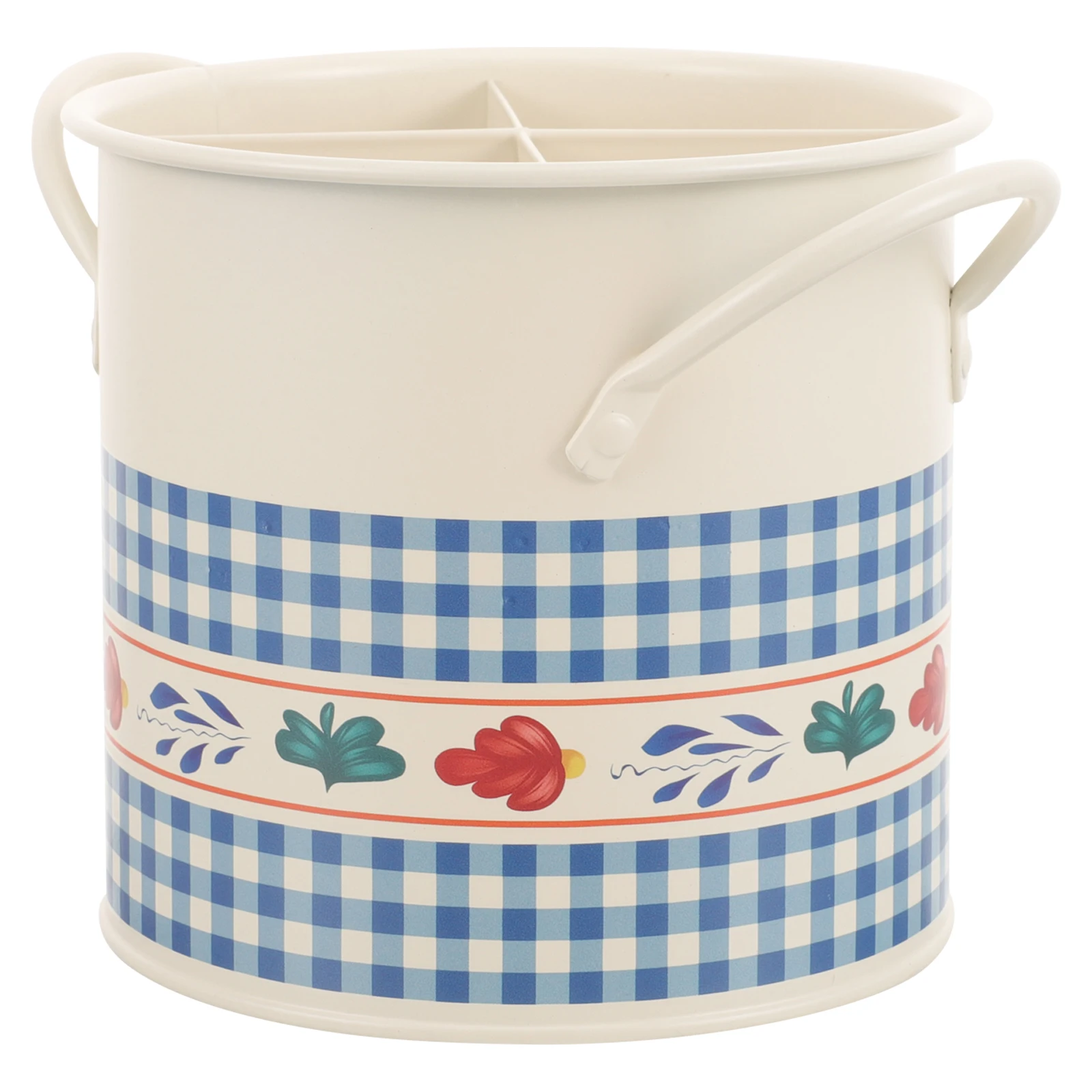 Retro Cutlery Bucket Chopstick Holder Decorative Iron Kitchen Utensils Organizer 4 Compartments Metal Pot Tableware Basket
Retro Cutlery Bucket Chopstick Holder Decorative Iron Kitchen Utensils Organizer 4 Compartments Metal Pot Tableware Basket