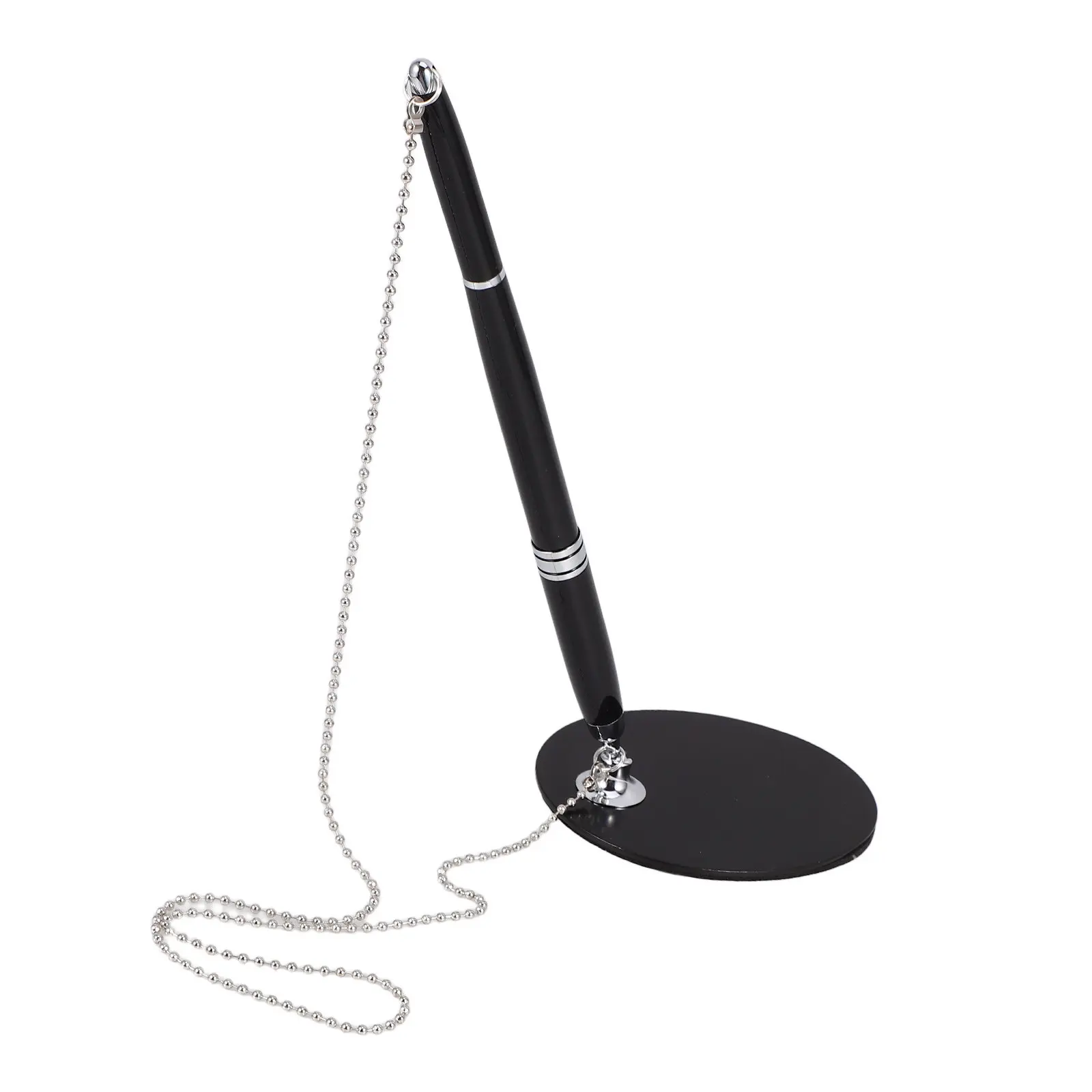 Anti-Theft Fixed Signature Pen with Steel Chain and Solid Base Black Ink Office Desk Accessory for Reception Counter Check
Anti-Theft Fixed Signature Pen with Steel Chain and Solid Base Black Ink Office Desk Accessory for Reception Counter Check