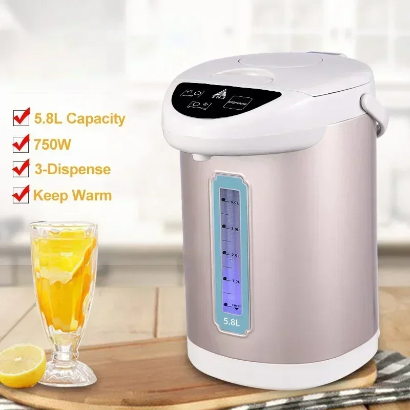 TSJ stainless steel 110V electric thermos household automatic insulation 220V thermos kettle electric chaleira bico de ganso
TSJ stainless steel 110V electric thermos household automatic insulation 220V thermos kettle electric chaleira bico de ganso