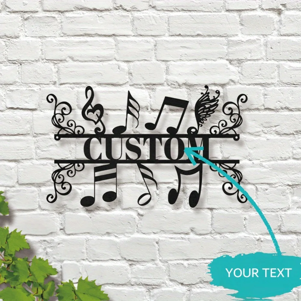 Custom Metal Music Note Hanging Sign Pre Adhered Wall Decor for Homes Living Rooms Stylish Musical Art Wall Sculpture Gift
Custom Metal Music Note Hanging Sign Pre Adhered Wall Decor for Homes Living Rooms Stylish Musical Art Wall Sculpture Gift