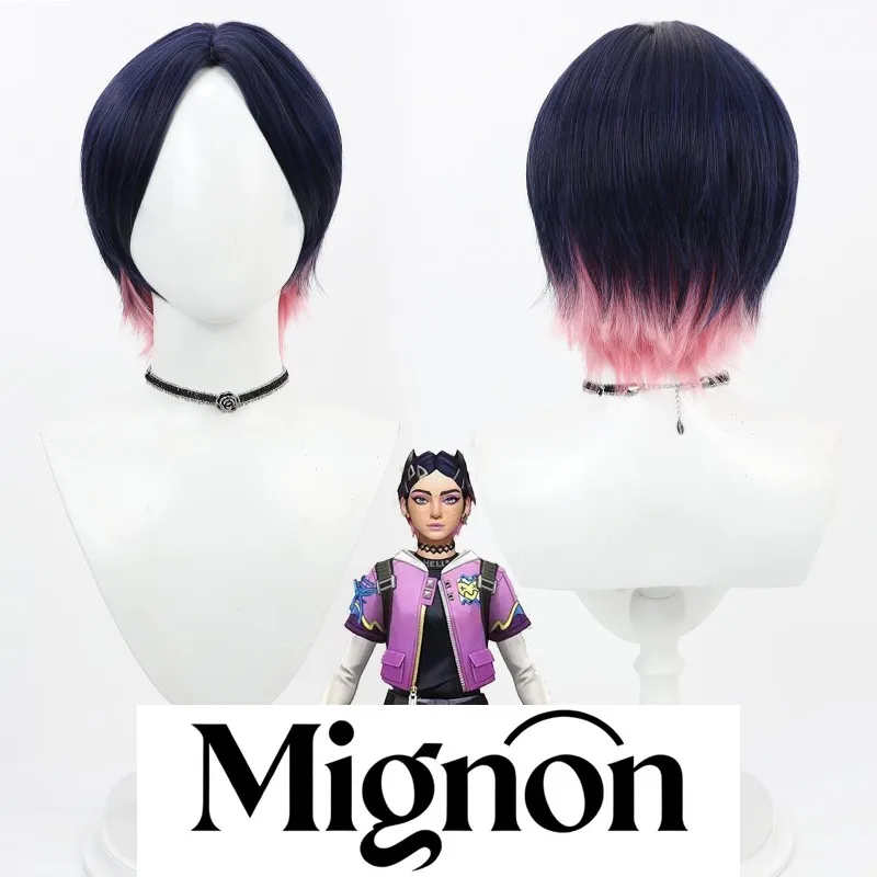 Valorant Clove cosplay wig dark blue silicone scalp Halloween gift
Valorant Clove cosplay wig dark blue silicone scalp Halloween gift