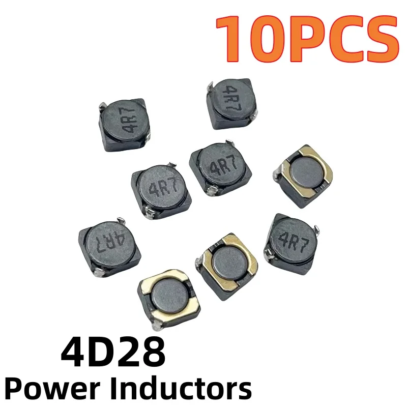 10PCS 4D28 SMD Power Inductors 1/2.2/4.7/6.8/10/15/22/33/68/100UH 150UH 220UH 330UH 5×5×3MM
10PCS 4D28 SMD Power Inductors 1/2.2/4.7/6.8/10/15/22/33/68/100UH 150UH 220UH 330UH 5×5×3MM