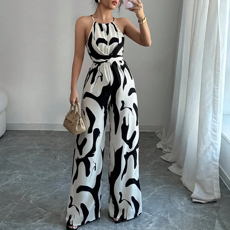 Y2K Summer Jumpsuits Women Lace Up Halter Belt Bow Print Sexy Beach Holiday Outfits Jumpsuit clearance sales for woman clothing
Y2K Summer Jumpsuits Women Lace Up Halter Belt Bow Print Sexy Beach Holiday Outfits Jumpsuit clearance sales for woman clothing