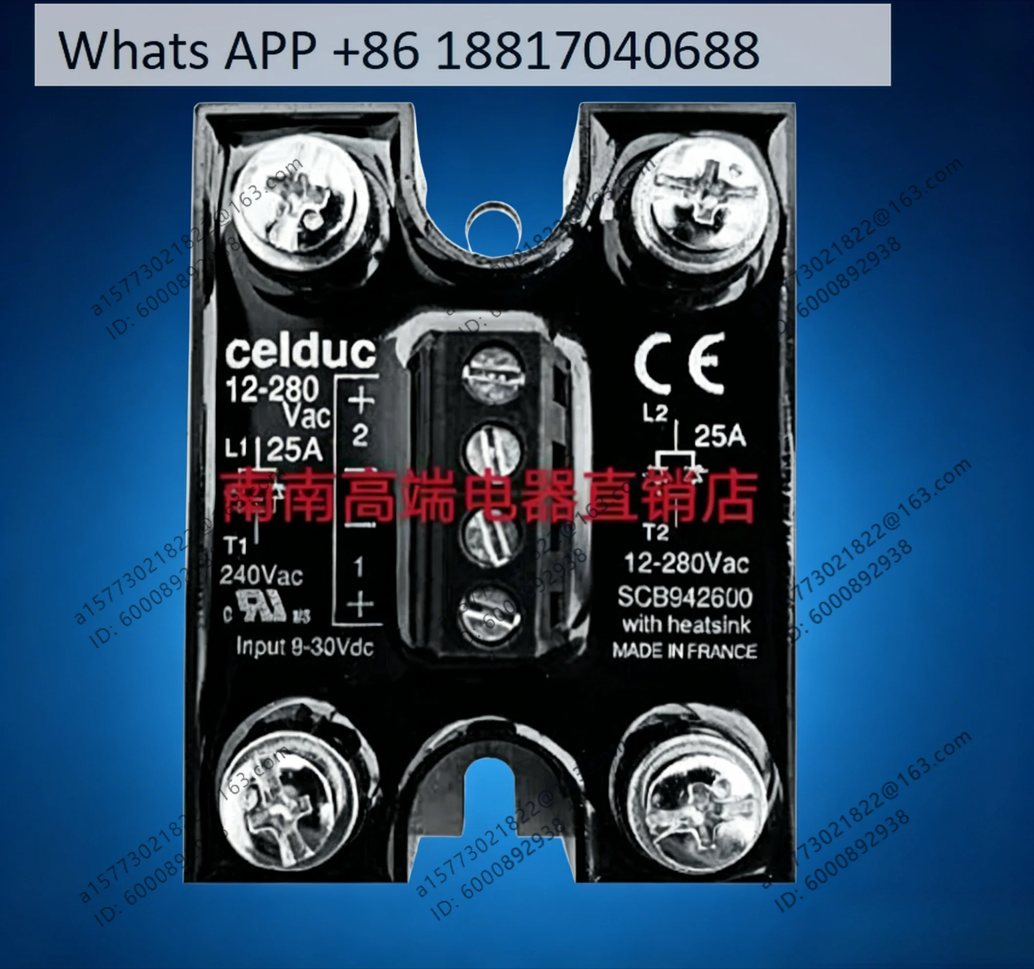 Solid State Relay SCB865600, SCB942600, SCB865300 Quality Assurance
Solid State Relay SCB865600, SCB942600, SCB865300 Quality Assurance