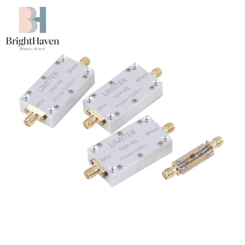 New High-Quality PIN Diode RF Limiter SMA Connector 10M 6GHz 0dBm 10dBm 20dBm Small Volume For Radio Communication B.H
New High-Quality PIN Diode RF Limiter SMA Connector 10M 6GHz 0dBm 10dBm 20dBm Small Volume For Radio Communication B.H
