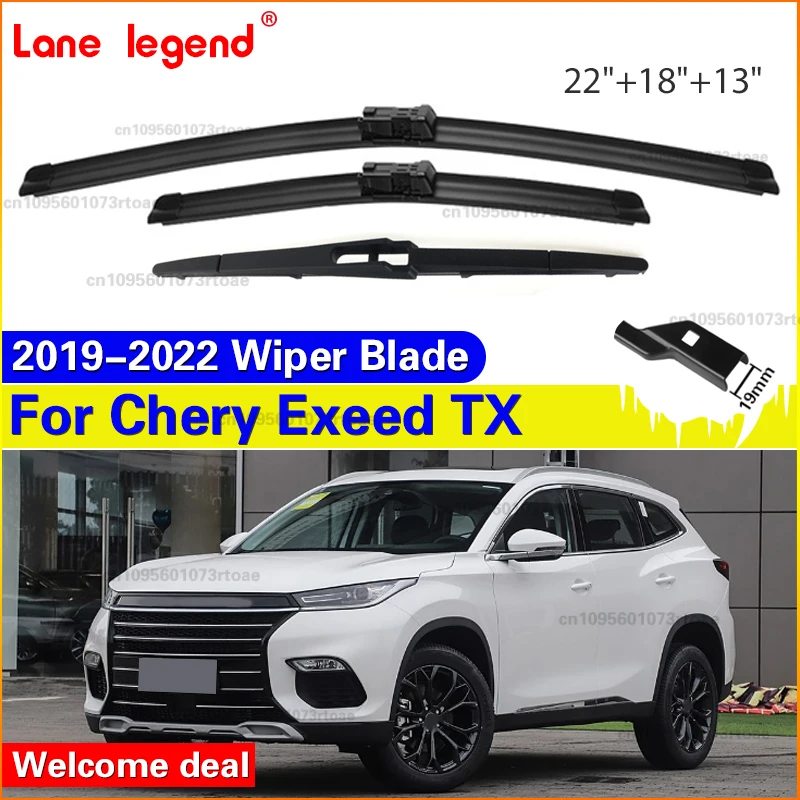 For Chery Exeed TX 2019-2022 Front Rear Wiper Blades Window Windshield Windscreen Decorative Accessories High Quality 22"18"13"
For Chery Exeed TX 2019-2022 Front Rear Wiper Blades Window Windshield Windscreen Decorative Accessories High Quality 22"18"13"