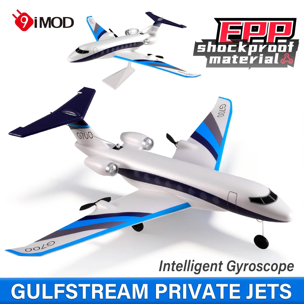 9IMOD RC Glider Plane 2.4GHz Private Jet EPP Foam Dual Motor Gyro 20Min Flight
9IMOD RC Glider Plane 2.4GHz Private Jet EPP Foam Dual Motor Gyro 20Min Flight